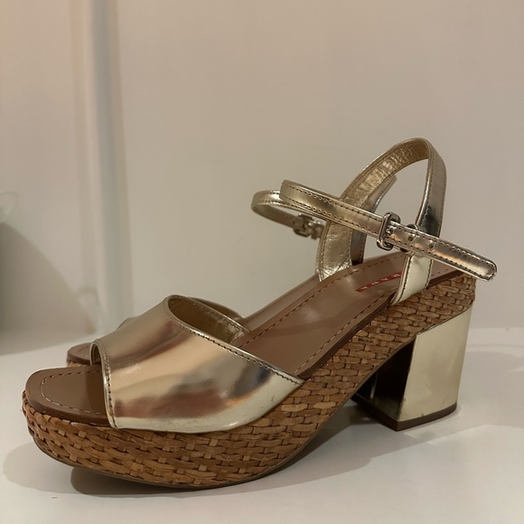 Prada Platform Sandals - Picture 1 of 5